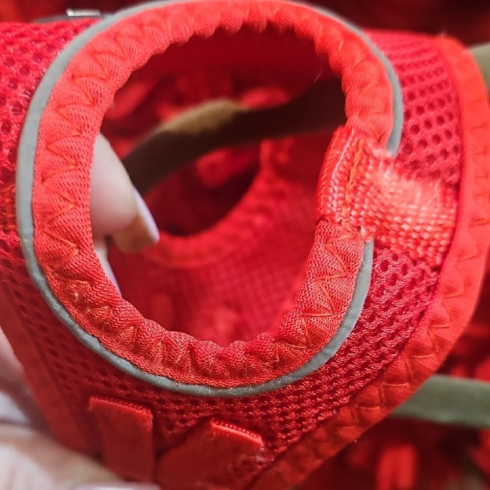 Small Red Pet Harness Size XXXS